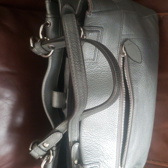 COACH Carryall Penelope F16531 Silver Leather Tote - Picture 9 of 16